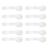 Child Proof Cabinet Locks (10 Pack) Baby Proofing for Oven, Refrigerator, Cabinets, Drawers, Door, Toilet Lock, Extra Strong Kids Safety Adhesive ...