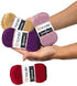 Yarn Art Begonia 100% Mercerized Cotton, Lot of 5 Skein (Pack),Total 8.8 Oz. Each 1.76 Oz (50g) / 185 Yrds (169m), Fine Sport:2 (0077)...
