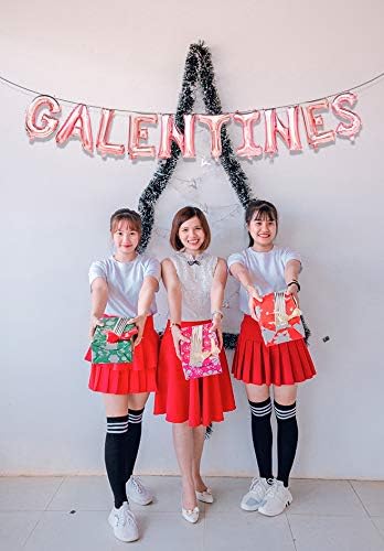 Valentine's Day Balloon Decorations & Banners, Galentine's Day Supplies...