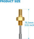 Pressure Guard Oil Pressure Relief Valve For Polaris Ranger, Razor, ATV 700-800...