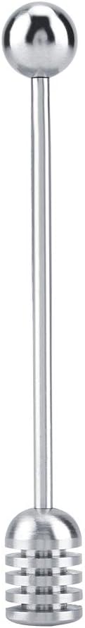 Fdit Solid Stainless Steel Honey Dipper Drizzler Stirrer Spoon Mixing Stick Tool...