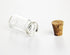 lasenersm 10Pcs/1ML Empty Sample Glass Bottles Jars Vials Case Container with Cork Stoppers for Message Weddings Wish Jewelry Party Favors,Transpa...