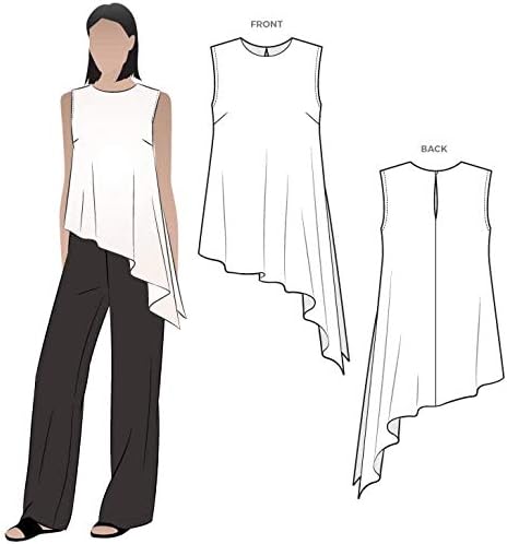 Style Arc Sewing Pattern - Perry Woven Top (Sizes 10-22)...
