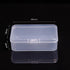 5 Pcs Plastic Beads Storage Boxes Rectangular Empty Mini Organizer Boxes Clear Reusable Craft Containers with Hinged Lids for Small Items...