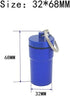 FAYALA Aluminum Waterproof Pill Case Bottle and Pill Container Pill Box 2 Packs Large Aluminum Waterproof Pill Box for Medicine,Metal Pill Keychai...