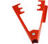 AKOAK 1 Pack Rose Pliers Metal Stem and Leaf Stripper Rose Burr Removal Flower Shop DIY Cutting Tools Flower Pruning Pliers (Red)...