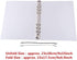 A5 6 Ring Binder Cover Clean Transparent Soft PVC for Refillable Notebook Shell withMatte surfaceforStamp & Die Storage...