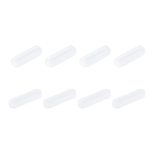 MECCANIXITY Magnetic Stirrer Mixer Stir Bar Rod 25mm/30mm Cylinder Shape PTFE Coating Magnet White for Laboratory 8Pcs...