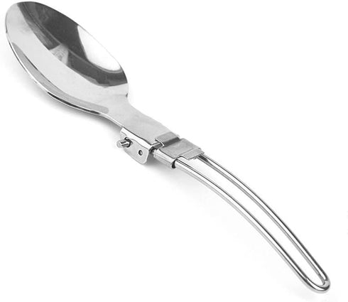 Folding Spoon Fork Knife Set Portable 3 in 1 Folding Dinner Flatware Utensils Stainless Steel Perfect for Camping Picnic Travel Hiking Backpacking...