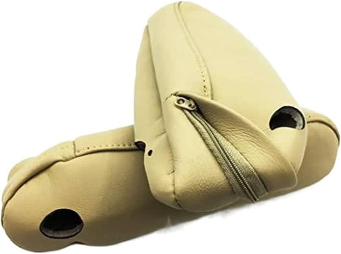 DSparts Leather Seat Armrest Cover Left & Right Fit for Lexus RX 300 330 350 2003-2009 Beige Tan Leather Part Only...