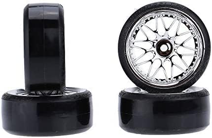 GoolRC 4PCS/Set 1/10 Drift Car Tires Hard Tyre Replacement for Traxxas HSP Tamiya HPI Kyosho On-Road Drifting Car...