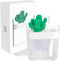 Eutuxia Mini Portable Cactus Bottle Caps Humidifier with USB Cable, Perfect for Home Office Car Airplane Bedroom Etc, Cool Soothing Mist & LED Moo...
