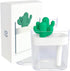 Eutuxia Mini Portable Cactus Bottle Caps Humidifier with USB Cable, Perfect for Home Office Car Airplane Bedroom Etc, Cool Soothing Mist & LED Moo...