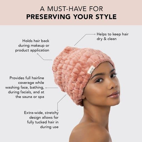 Kitsch Spa Headband - Extra Wide Makeup Headband for Washing Face | Multi Purpose Skincare Headbands | Facial Headband & Hair Band | Face Wash Hea...