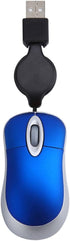 Hemobllo Wired Mouse - 3 Pcs Retractable Mouse Corded Mouse Mini Mouse for Laptop Wired Computer Mouse Small Travel Mouse USB Optical Mouse Portab...