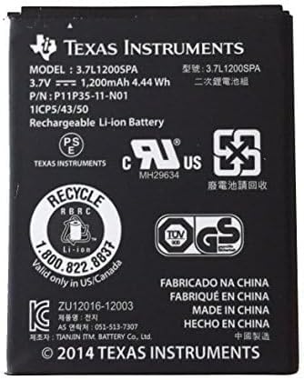 Rechargeable Battery for TI Nspire CX, TI Nspire CX CAS (NEW MODEL)...