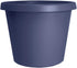 The HC Companies 12 Inch Round Prima Planter - Plastic Plant Pot with Rolled Rim for Indoor Outdoor Plants Flowers Herbs, Twilight Blue...