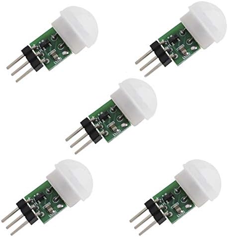 5PCS HC-SR312 AM312 Mini Pyroelectric Infrared PIR Human Sensor Module Modules Body Motion Automatic Detector DC 2.7 to 12V for Arduino Raspberry ...