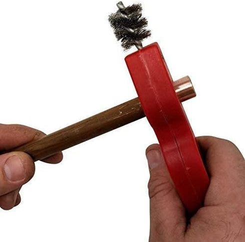TOFL 4-in-1 Copper Pipe Cleaner | for Pipe Fittings and Tubing | Preps Pipes for Soldering...
