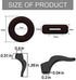 Anti-Slip Eyeglass Ear Grips Hook, 10 Pairs Ear Hooks for Glasses...