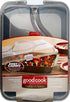 GoodCook Everyday Nonstick Steel Bake-N-Take Oblong Pan, 9" x 13" with Lid, Gray...