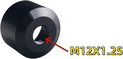 DEWHEL Black Aluminum Lift Up Reverse Lock-Out Shift Knob Adapter for Manual Shifter M12x1.25...