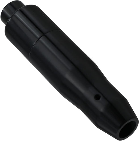Car Automatic Shift Knob with Push Button Aluminum Alloy Polished Metal Driving Gear Lever Shifter Knobs Transmission Handle Stick Black...