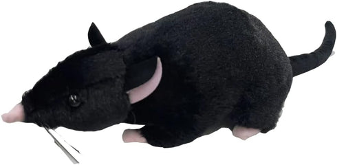 13" Soft Small Grey Rat Mouse Plush Toy Lifelike Mice Stuffed Animals Toys Dolls Gifts for Kids Pets (Black)...