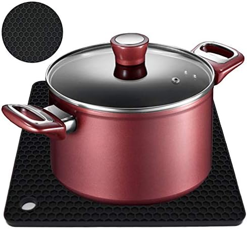 Smithcraft Silicone Trivets for Hot Dishes, Pots and Pans, Hot Pads for Kitchen, Blue Silicone Pot Holders Mats for Kitchen Quartz Counter Heat Re...