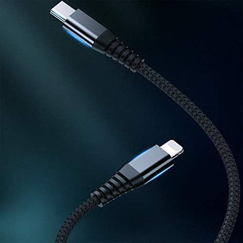 IFLASH USB C Charge/Data Cable, USB-C iPhone Fast Charging Cable Compatible with iPad 8th 2020, iPhone 12/11/11 Pro/11 Pro Max/X/XS/XR/8, Support ...
