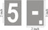 2 Inch Large Number Stencils for Painting - 11 Pack Number Stencil Templates for Curb Address, Cakes, Cookies, Mailboxes and Crafts, Reusable Hous...