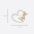 Brooches and Pins with Pearl and Crystal, Fashion Elegant Lapel Pin Jewelry Gifts for Women, Fashionable Accessories (White Heart)...