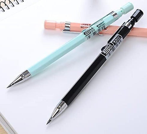 6pcs 2.0mm Mechanical Pencils with 36pcs Black Lead Refills for Student Writing Draft Crafting Drawing Art Sketching Home Office School Supplies...