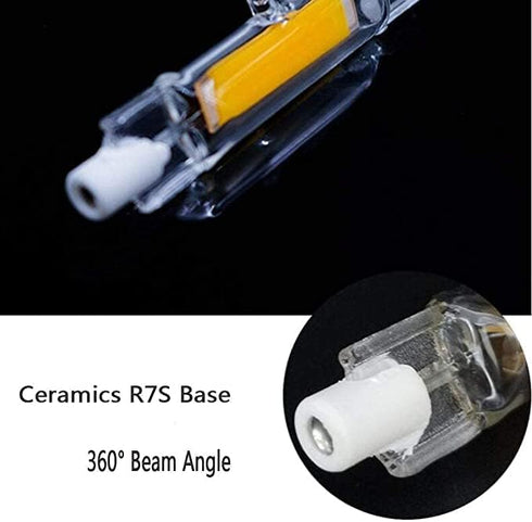 15W 118mm R7S LED Bulbs(4 Pack) 150W Halogen Enquivalent J-Type 120V Dimmable T3 R7s Base Double Ended Flood Light for Landscape Light (White)...