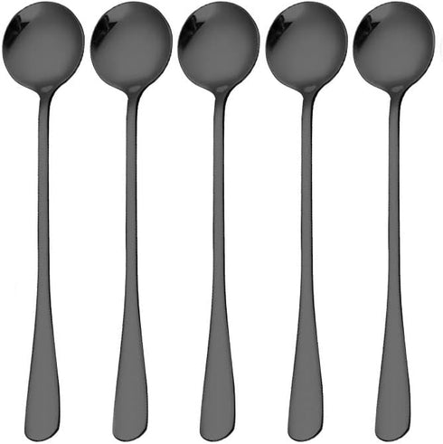 Stainless Steel Spoon,Kitchen Serving Spoons,Soup Spoon, Mirror Finish Spoons,Coffee spoon?Dessert Spoon, Ice Cream Spoons for Soup Rice Tea Milk ...