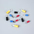 100PCS Insulated Ring Terminal Connectors for 22-16 Gauge AWG Wire, Crimp Terminals Electrical Connectors Spade Terminals for Car Boat Marine Audi...