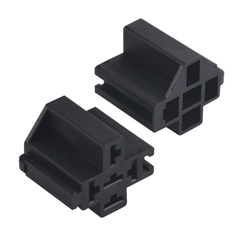 WMYCONGCONG 10 Sets 5 Pin Relay Connector 12V Socket 30A /40A with 10mm 6.3mm Terminals, Car Truck Vehicle Terminal Relay Case Holder...