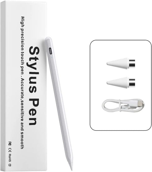 EFAITHFIX Stylus Pen for Touch Screens with Magnetic Design Rechargeable Universal Active Stylus Pen Compatible with iOS/Android/Tablet/Phones/iPa...