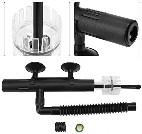 Fdit Aquarium Water Surface Oil Protein Skimmer Fish Fresh Salt Water Protein Skimmer for Coral Aquarium Fish...