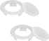 2 Sets Patio Table Umbrella Hole Ring and Cap Sets, Patio Table Umbrella Hole Insert Plug and Stopper Replacement Accessories for Outdoor Garden U...