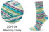 Premier Wool Select Jacquard Sock Yarn - Morning Glory - 3-Pack Bundle with Bellas Crafts Stitch Markers...