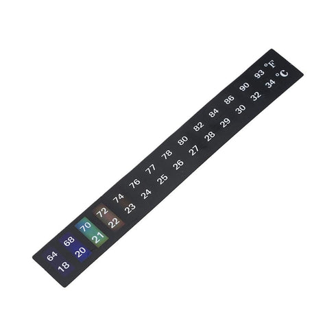 1Pc Blue Green Horizontal Spot Digital Color-Changing Fish Tank Thermometer Paste Aquarium Temperature Measurement Patch Indoor Thermometer Aquari...