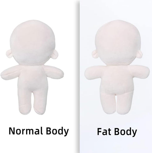 niannyyhouse 7.8in?20CM? Plush Doll with Embroidery Humanoid Stuffed Toys Dress Up Normal Body Glossy Wearable Clothing (20CM, A-1)...