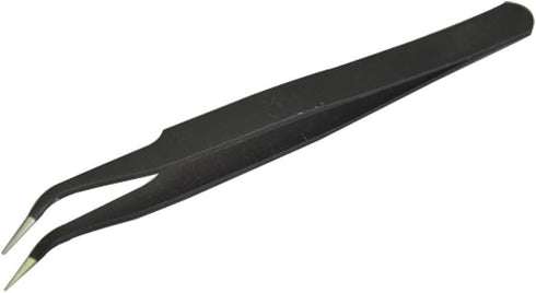 Backflow Cone Incense Tweezers, Incense Cone Clip, Tower Incense Clamp - Stainless Steel Curved Pointed Fine Tip Tweezers for Pick Up Backflow Con...