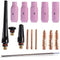 17pcs welder TIG welding torch Collet Body nozzle kit Tungsten electrode for wp-17/18/26 TIG welding torch...