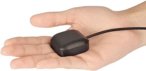 Bingfu Waterproof Active GPS Navigation Antenna Adhesive Mount SMA Male GPS Antenna with 15cm 6 inch RG178 Coaxial Pigtail Cable for GPS Module Re...