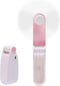 Personal Handheld Fan, Mini Portable Pocket Fan, Little Folding Fans USB Rechargeable for Woman Girls Makeup Outdoor Travel, Powerful Wind (Pink)...
