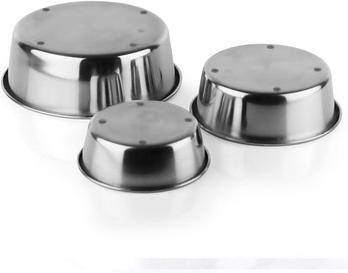 Hand Painted Multicolour Anti-Skid Stainless Steel Water and Food Feeding Bowl for Adult Dogs, Puppies, Cats |Stainless Steel | Anti-Skid | Easy t...