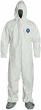 DuPont Industrial & Scientific DuPont TY122S 3XL EACH Disposable Elastic Wrist, Bootie and Hood Tyvek Coverall Suit 1414 White...