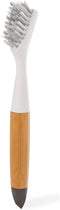 Full Circle Micro Manager, Deep Cleaning Brush for Crevices, Shower, & Grout, Tough Bristles, Sustainable Bamboo Handle, White...